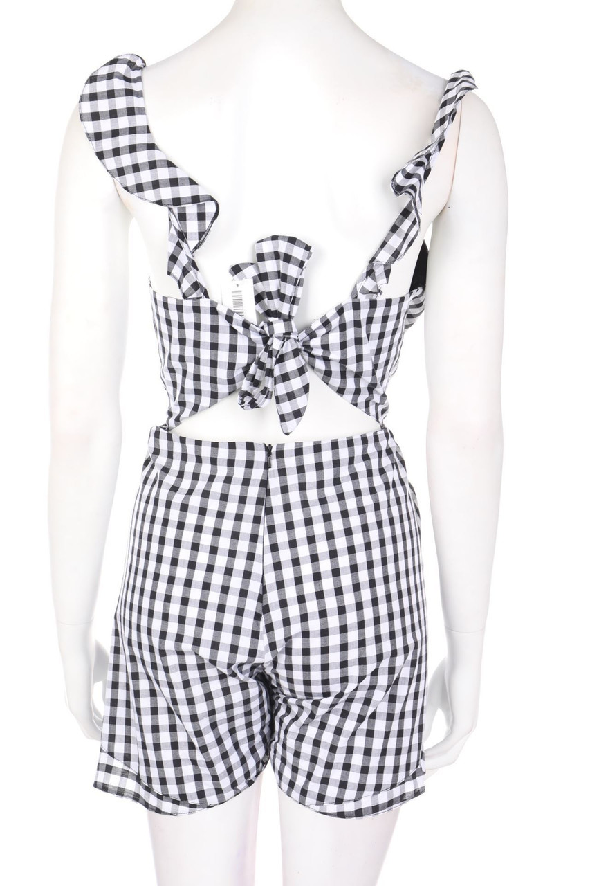 RIVER ISLAND - Playsuit mit Karo-Muster - D 40