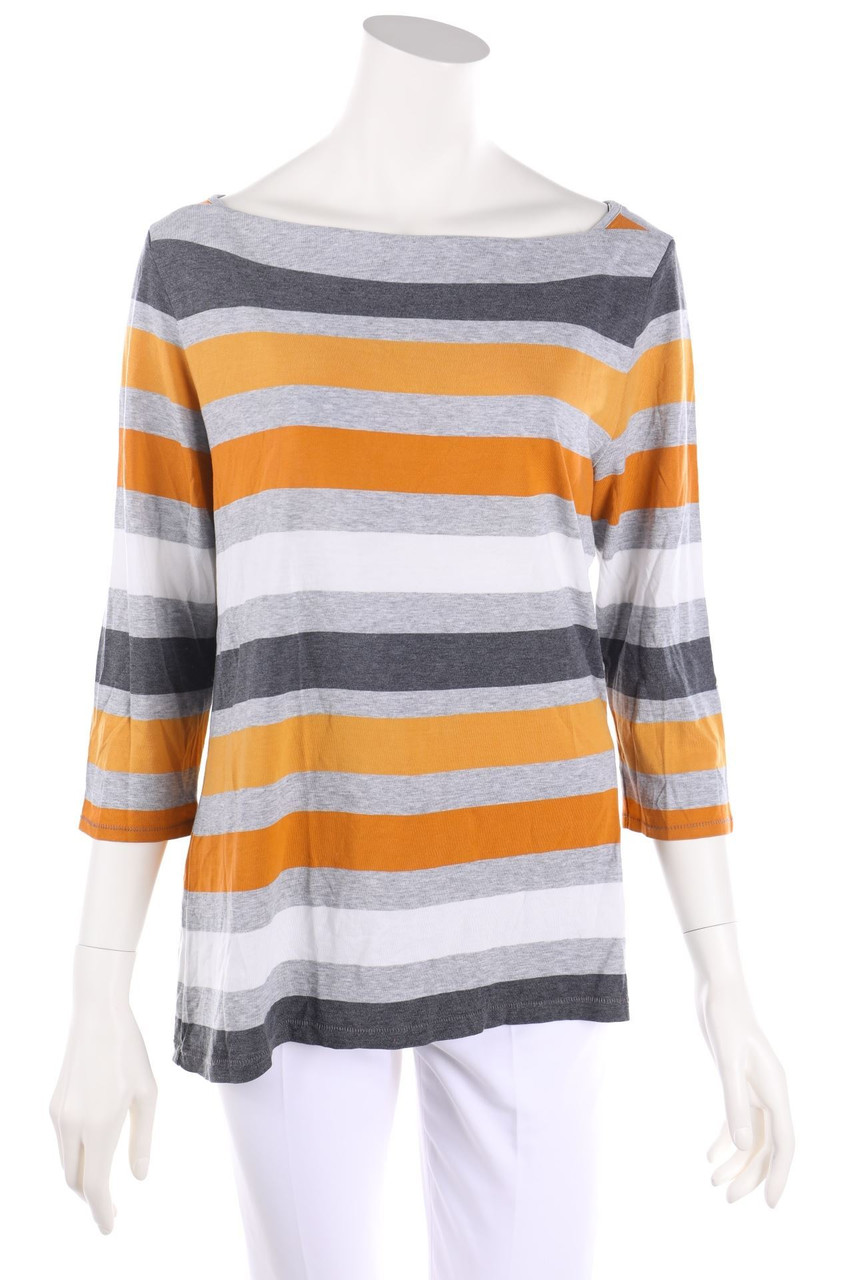 comma - 3/4-Arm-Shirt mit Streifen - D 44