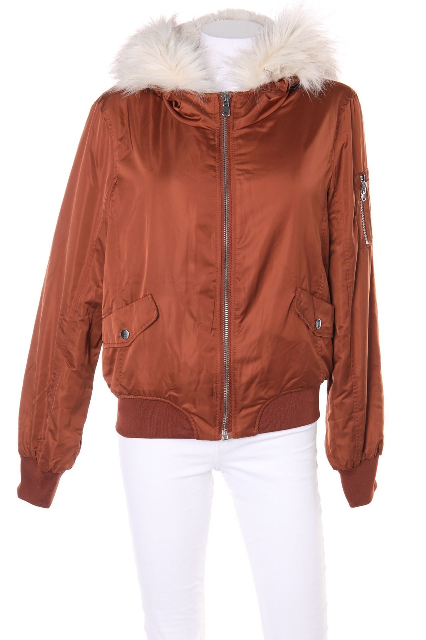 TALLY WEiJL - Jacke mit Faux Fur-Kragen - D 40