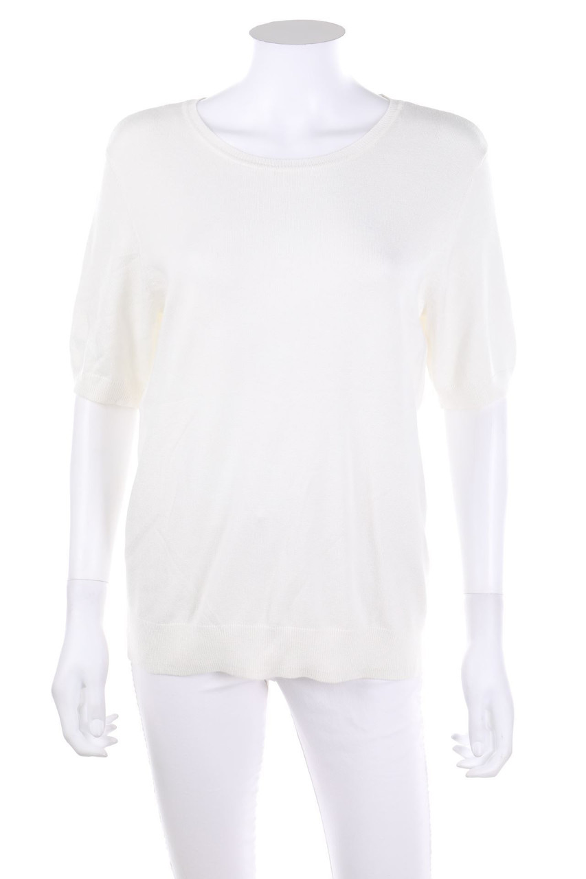 H&M - Kurzarm-Strick-Pullover - M