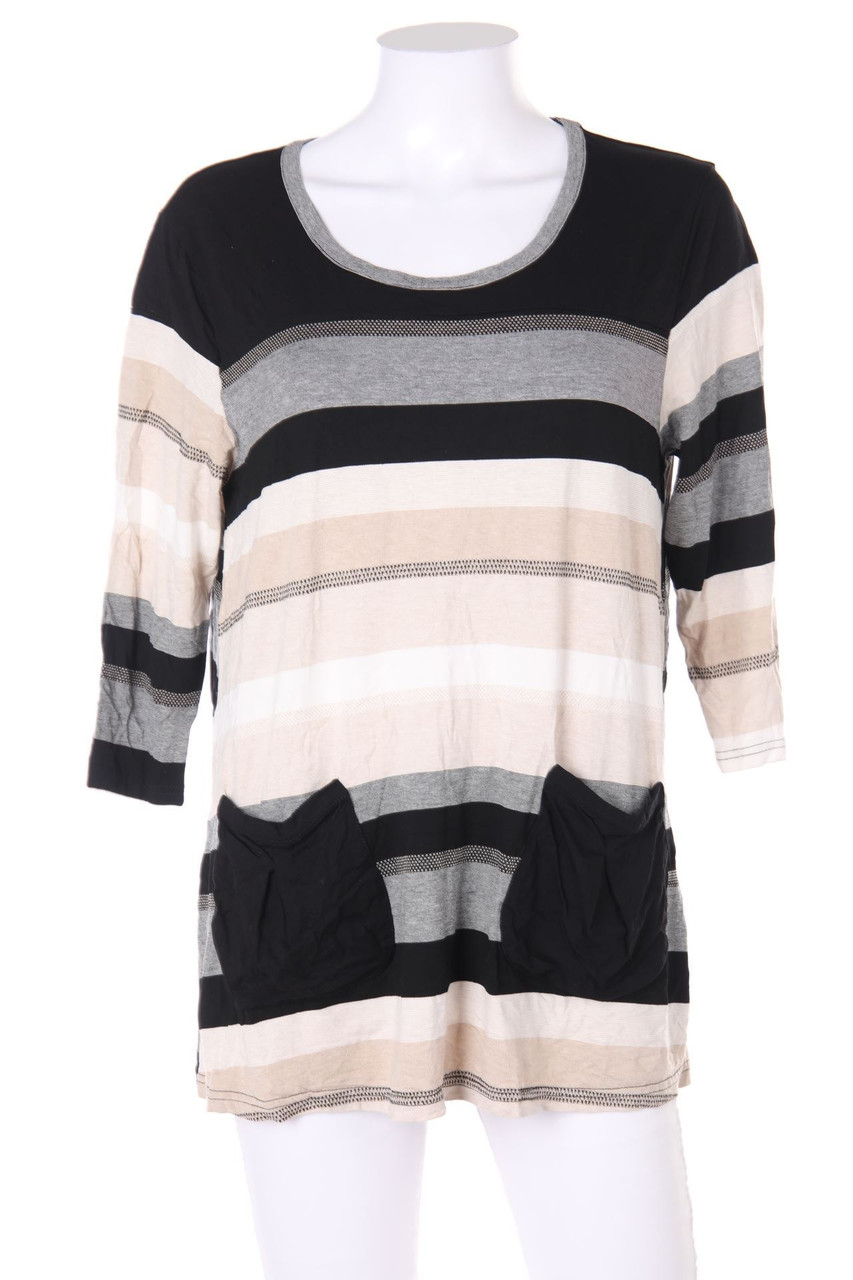 PONT NEUF - 3/4-Arm-Shirt mit aufgesetzten Taschen - M