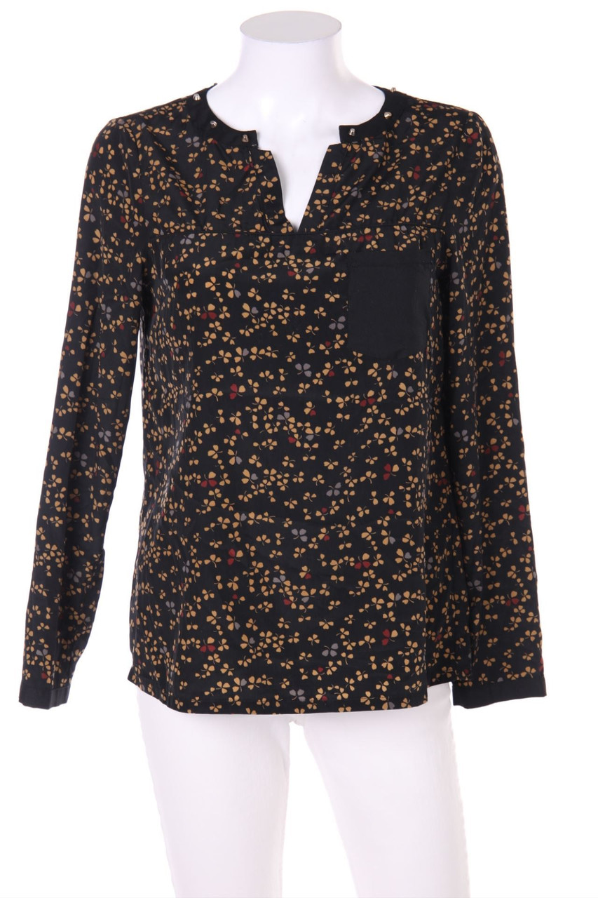 See U Soon - Print-Bluse mit Nieten - D 34