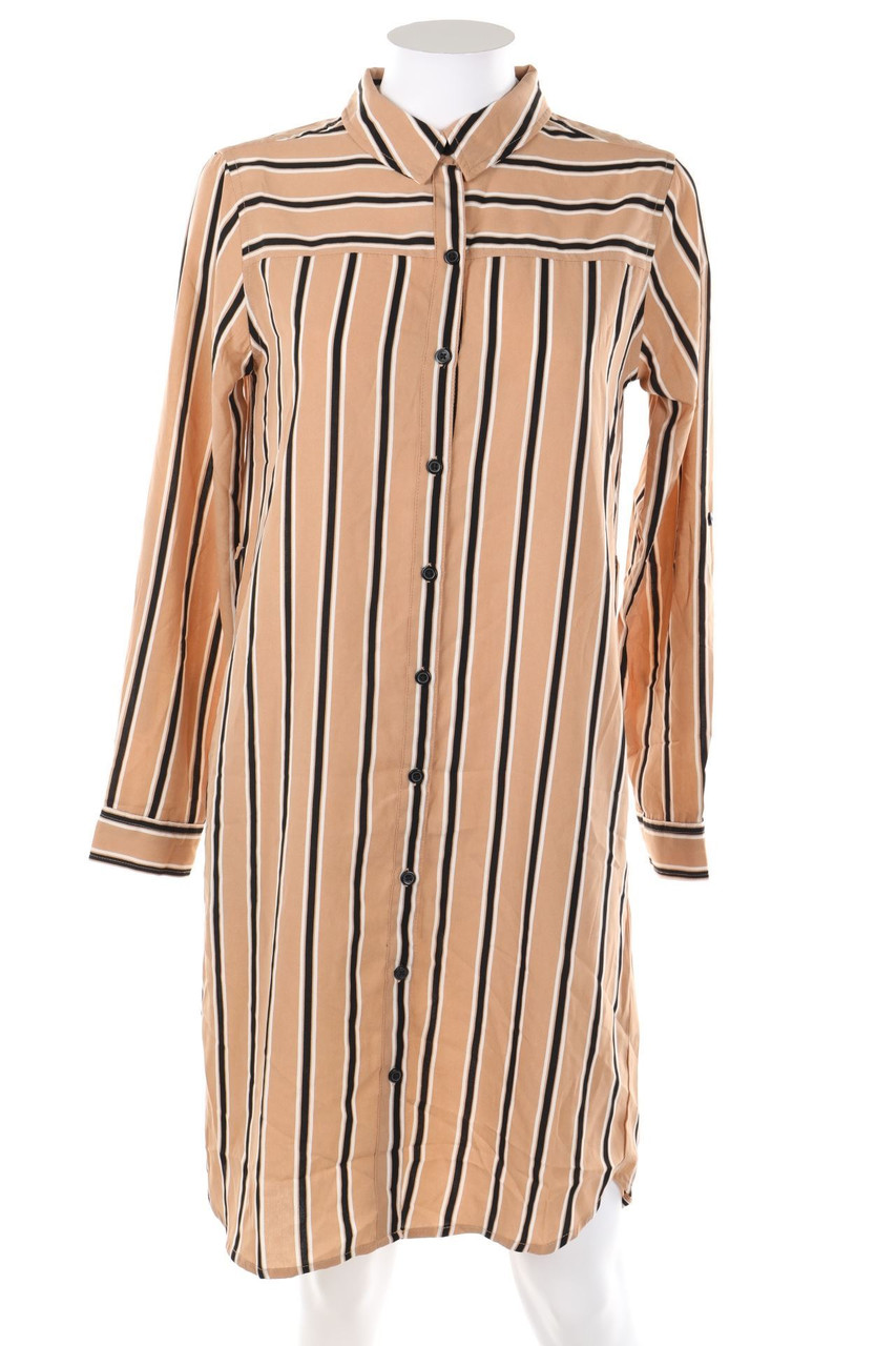 AMISU - Blusenkleid mit Streifen - D 34