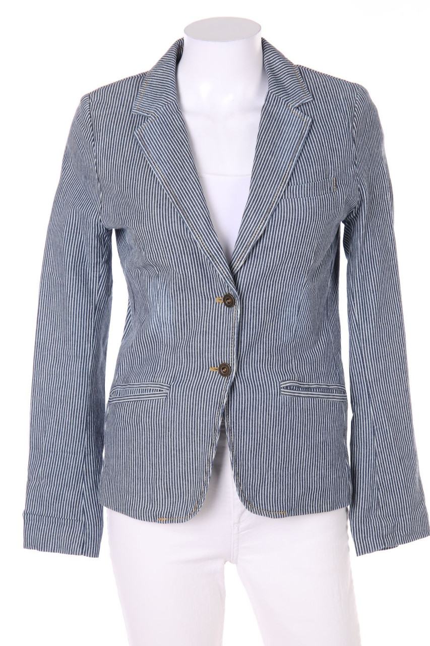 H&M LOGG - Blazer mit Reverskragen mit Streifen - D 34
