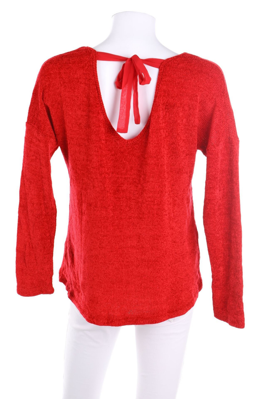 Chicorée - Strick-Pullover mit Rückenausschnitt - M