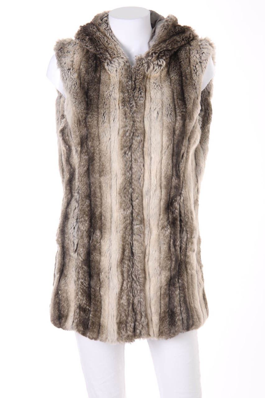 LEONARDO - Fake Fur-Weste - D 38