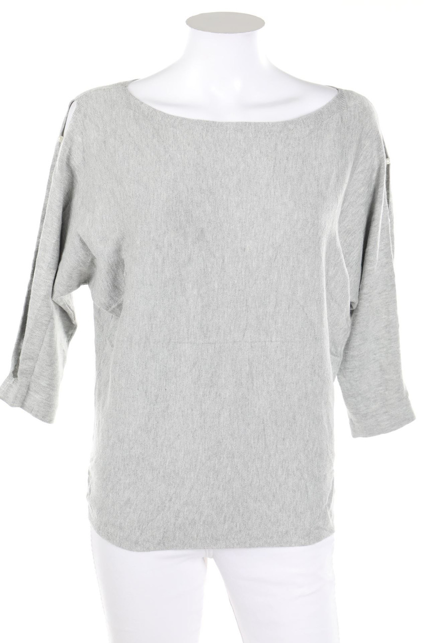 RESERVED - Batwing-Shirt mit Perlen - S