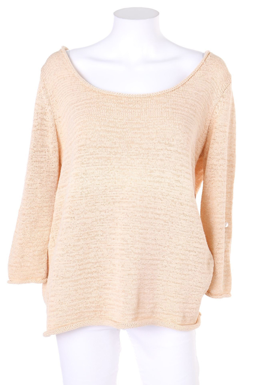 Best Connections - Strick-Pullover mit Krempel-Ärmeln - D 44