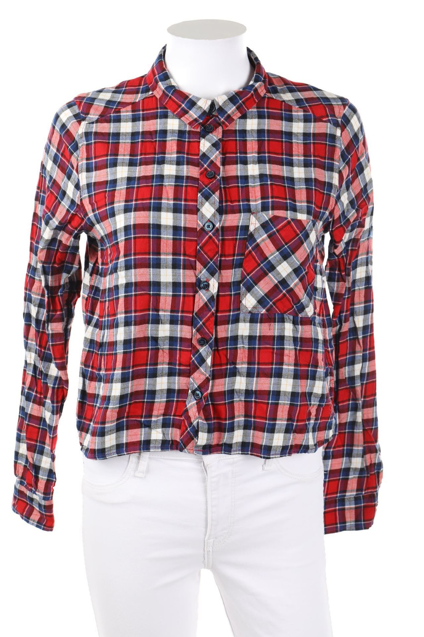 H&M DIVIDED - Hemd-Bluse mit Karo-Muster - D 36