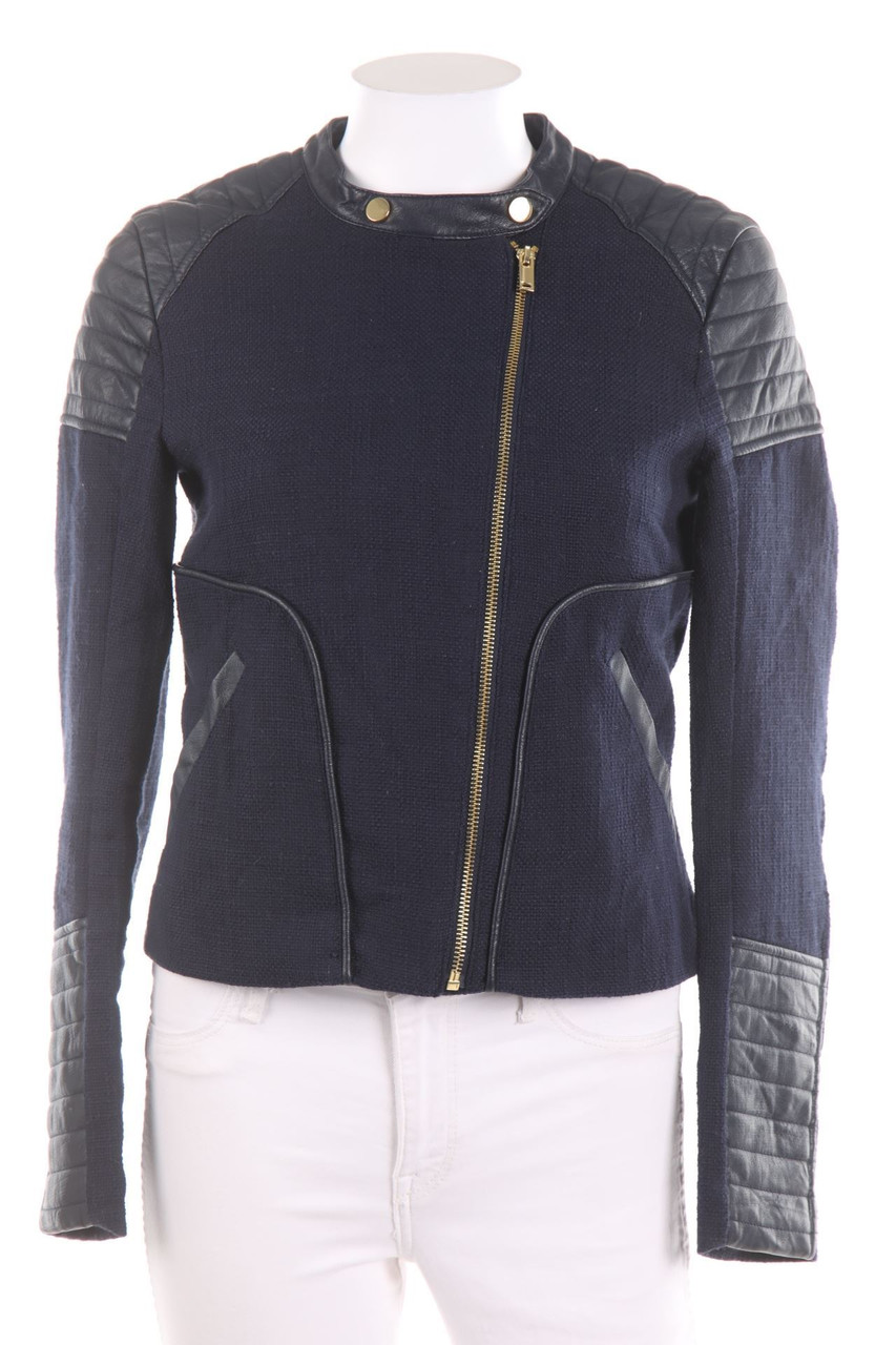 H&M - Jacke mit Kunstleder-Details - D 36