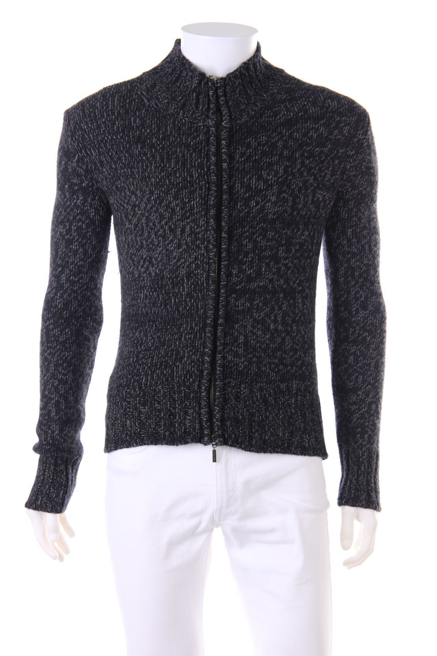 Cruciani - 100% Kaschmir-Cardigan mit Reißverschluss - 44