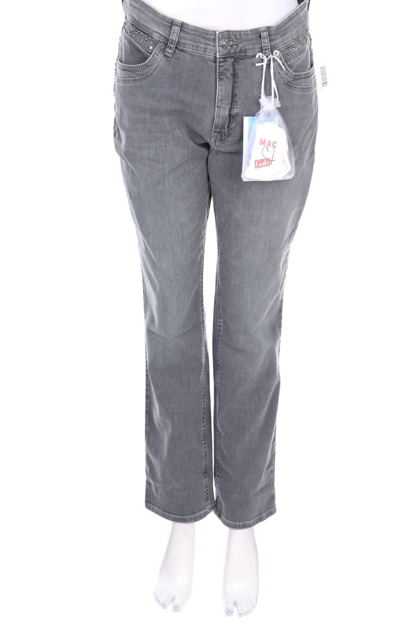 MAC - Used Look Straight Cut Jeans - D 40