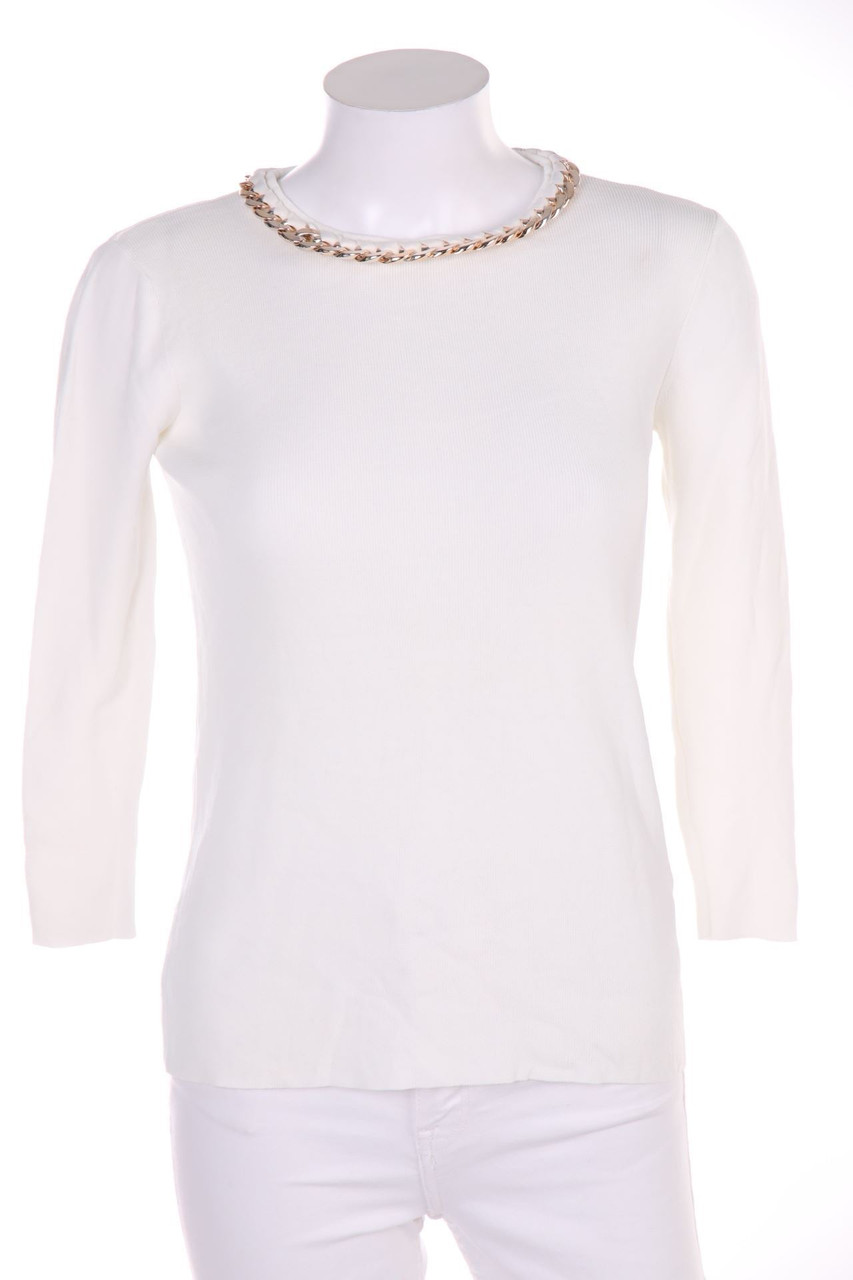 Zara Knit - 3/4-Arm-Shirt mit Kette - M