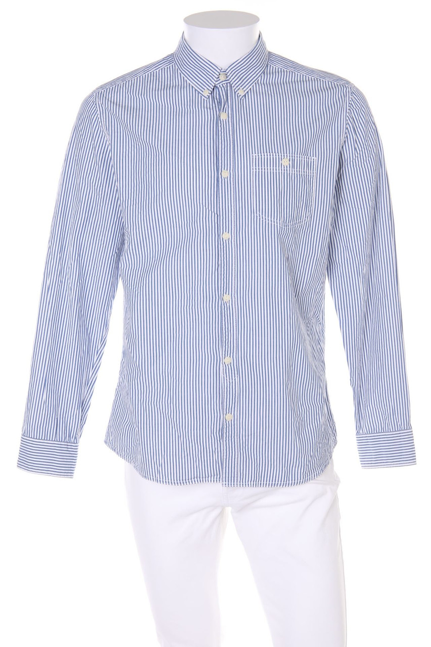 next - gestreiftes Button-down-Hemd - M