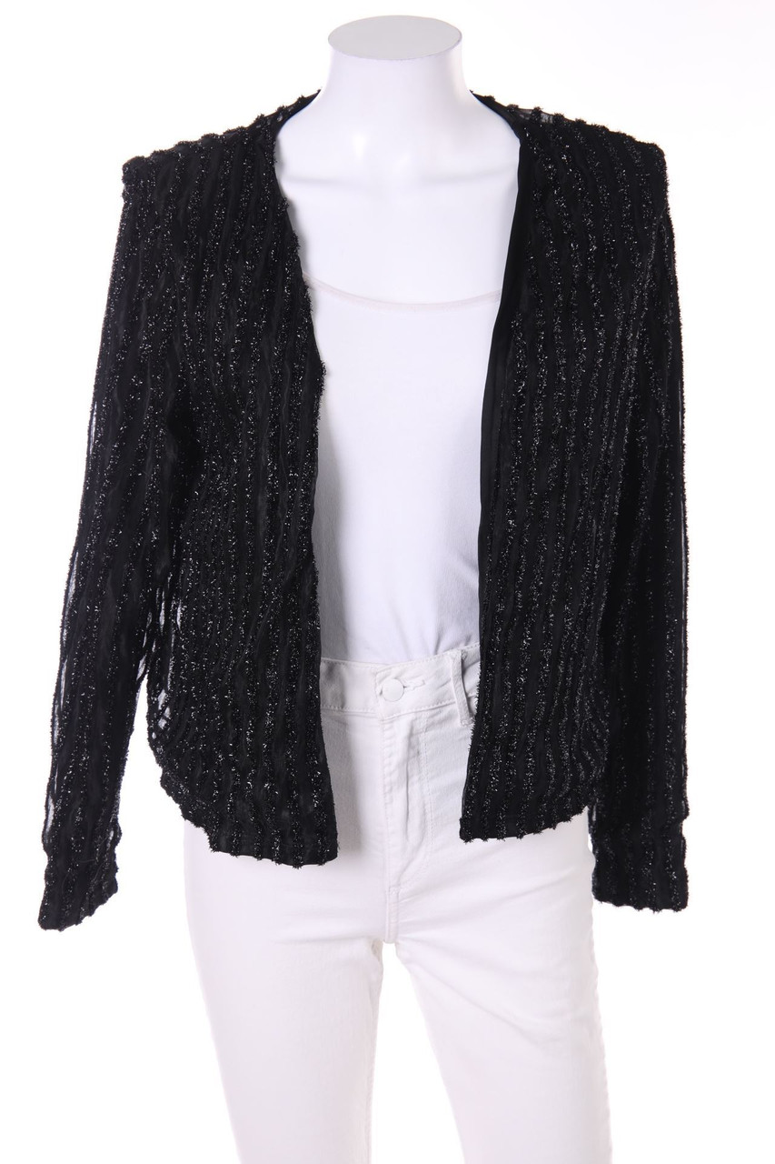 VERO MODA - Glitzer-Jacke mit Streifen - M