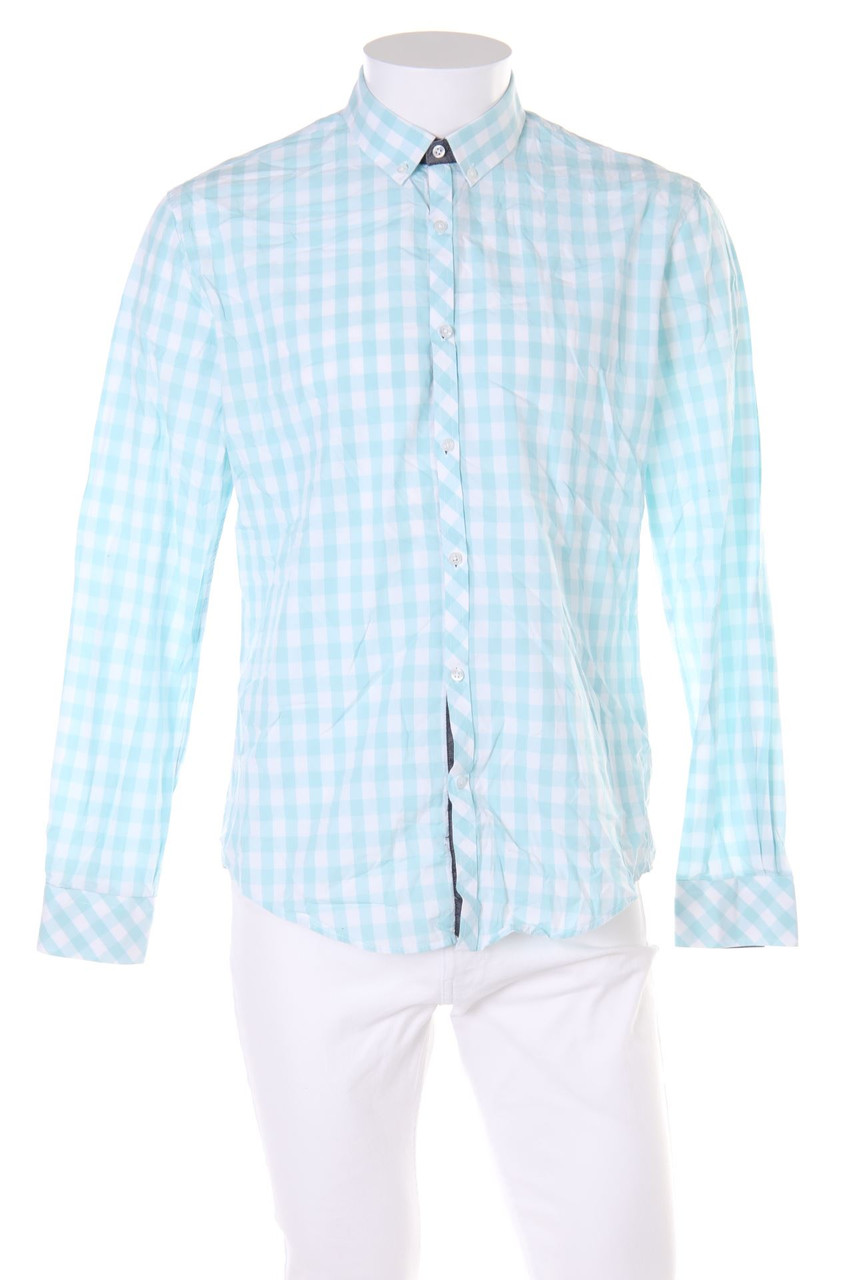 WE FASHION - kariertes Button-down-Hemd - L