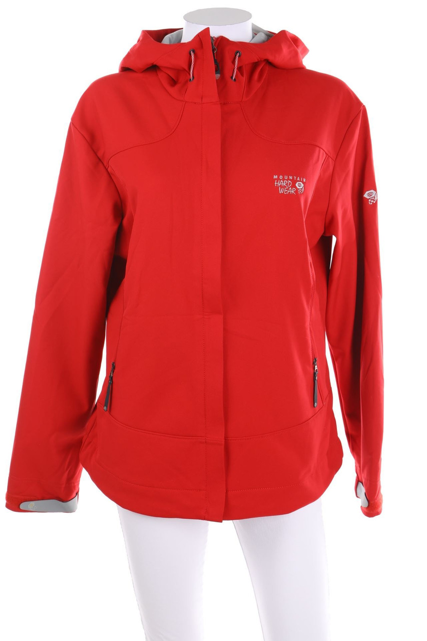 MOUNTAIN HARDWEAR - Funktions-Jacke mit Logo-Stickerei - L