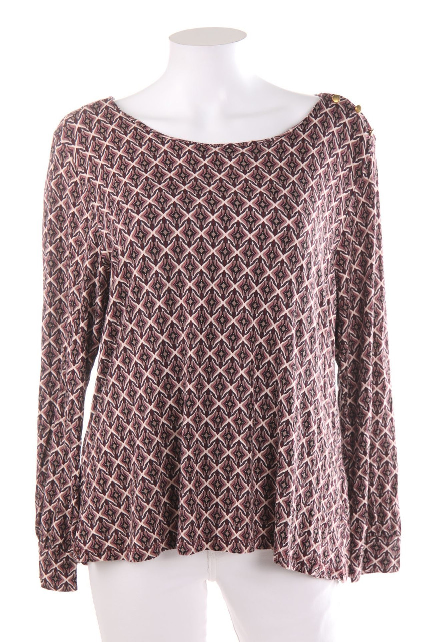 ALICE BIZOUS - Longsleeve-Shirt mit geometrischem Muster - L