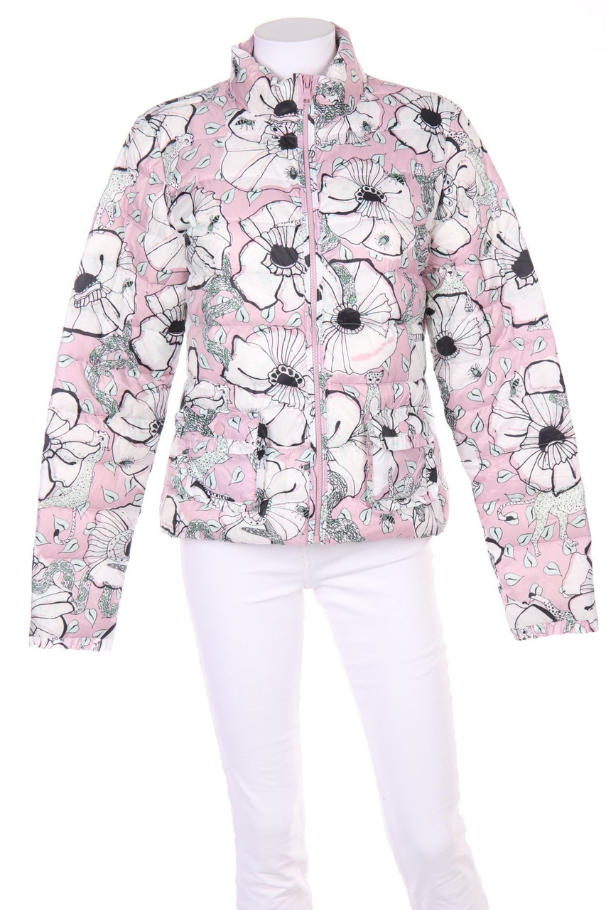 PECKOTT - Daunen-Jacke mit Blumen-Print - D 38