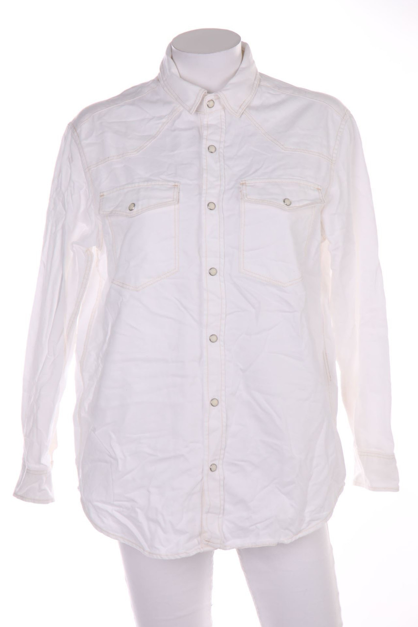 H&M &denim - Boyfriend-Jeans-Bluse - XS