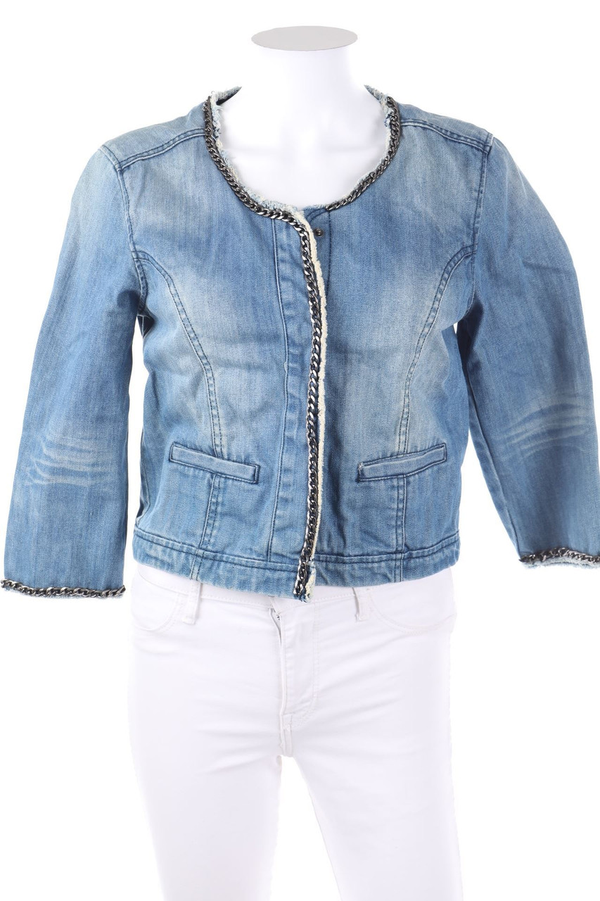 ONLY - Jeans-Jacke mit Kette - D 38