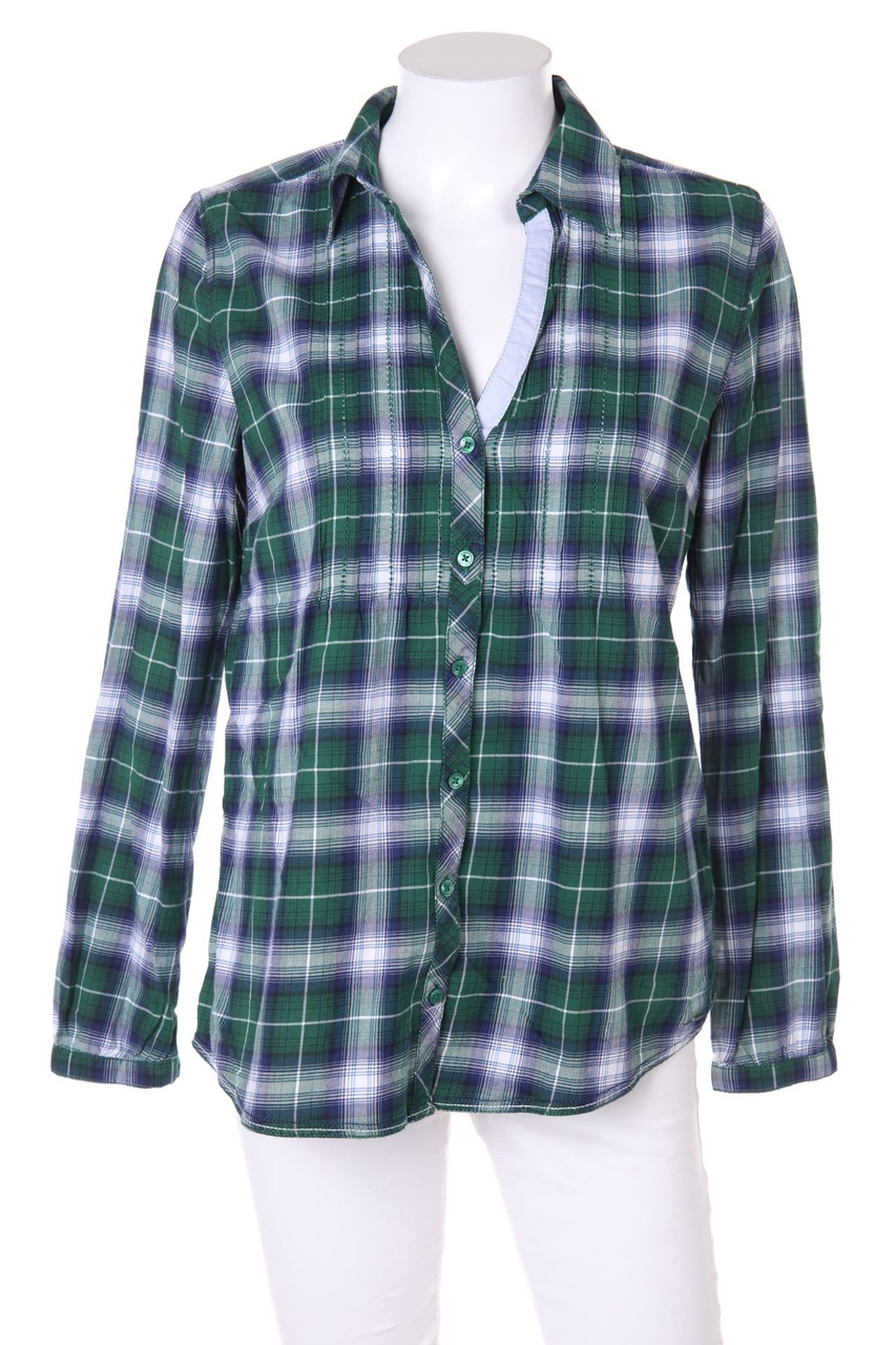 s.Oliver - Hemd-Bluse mit Krempel-Ärmeln - D 36