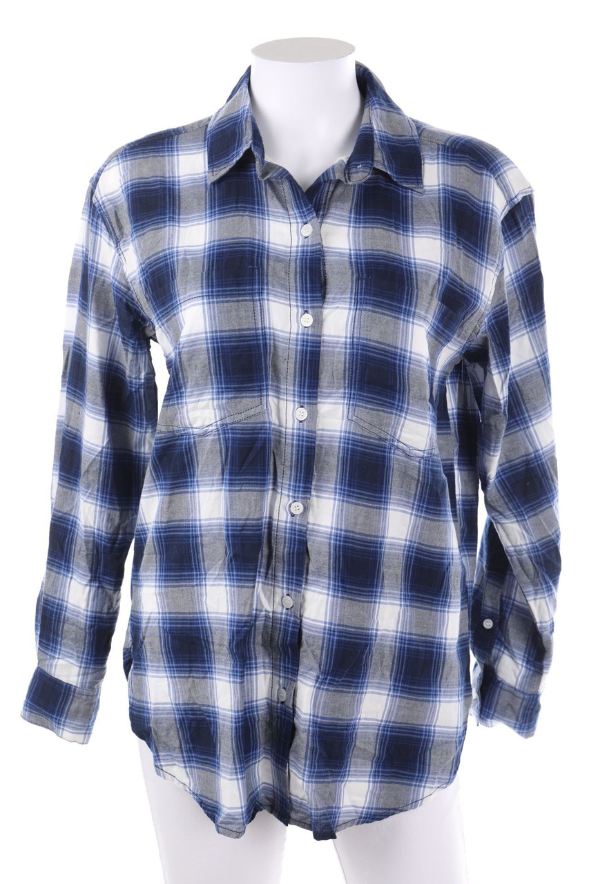 H&M - Hemd-Bluse mit Karo-Muster - XS