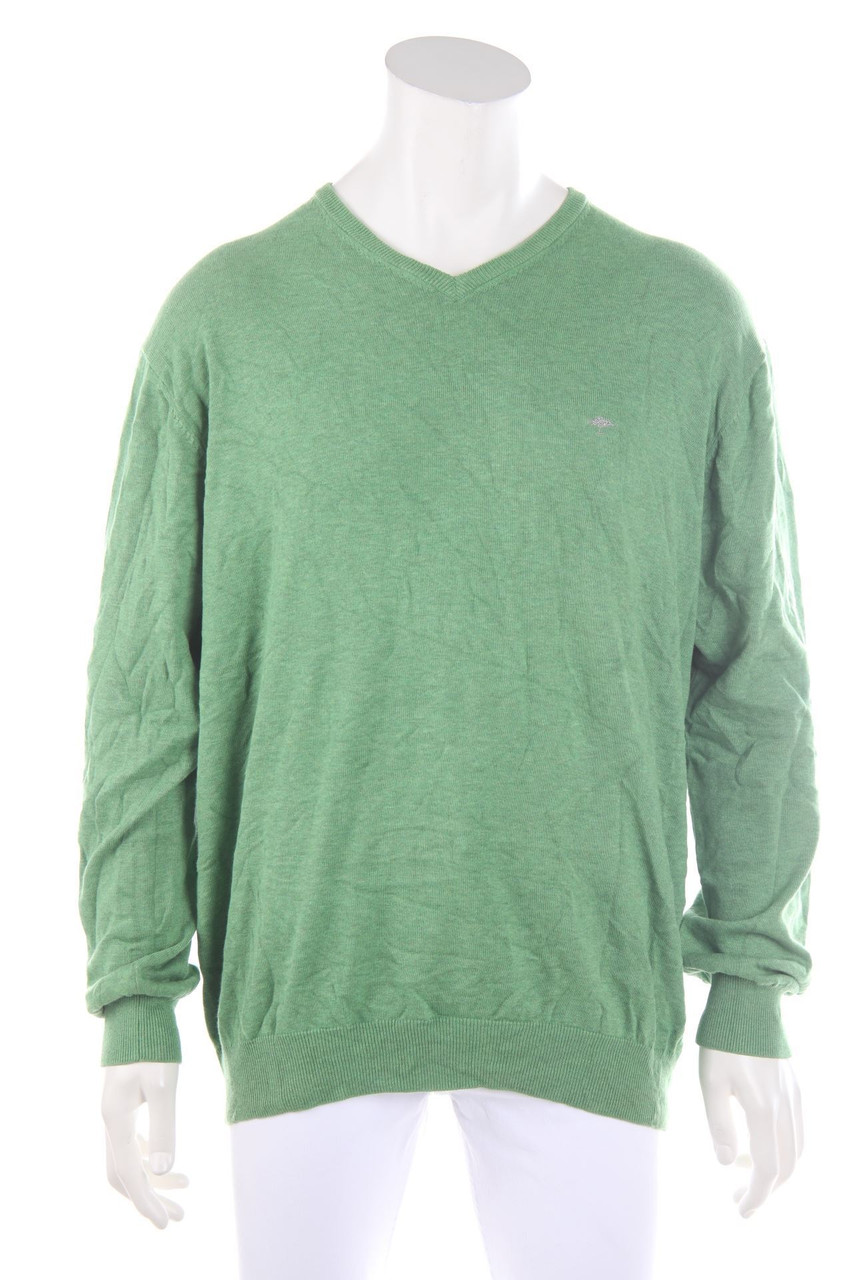 FYNCH-HATTON - V-Neck-Pullover mit Logo-Stickerei - XXL