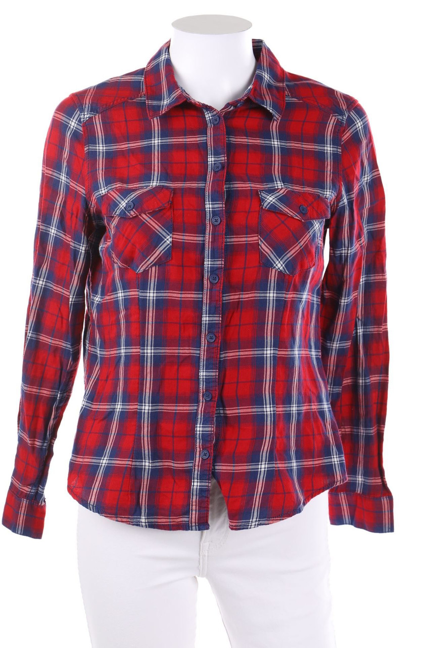 H&M DIVIDED - Hemd-Bluse mit Karo-Muster - D 36