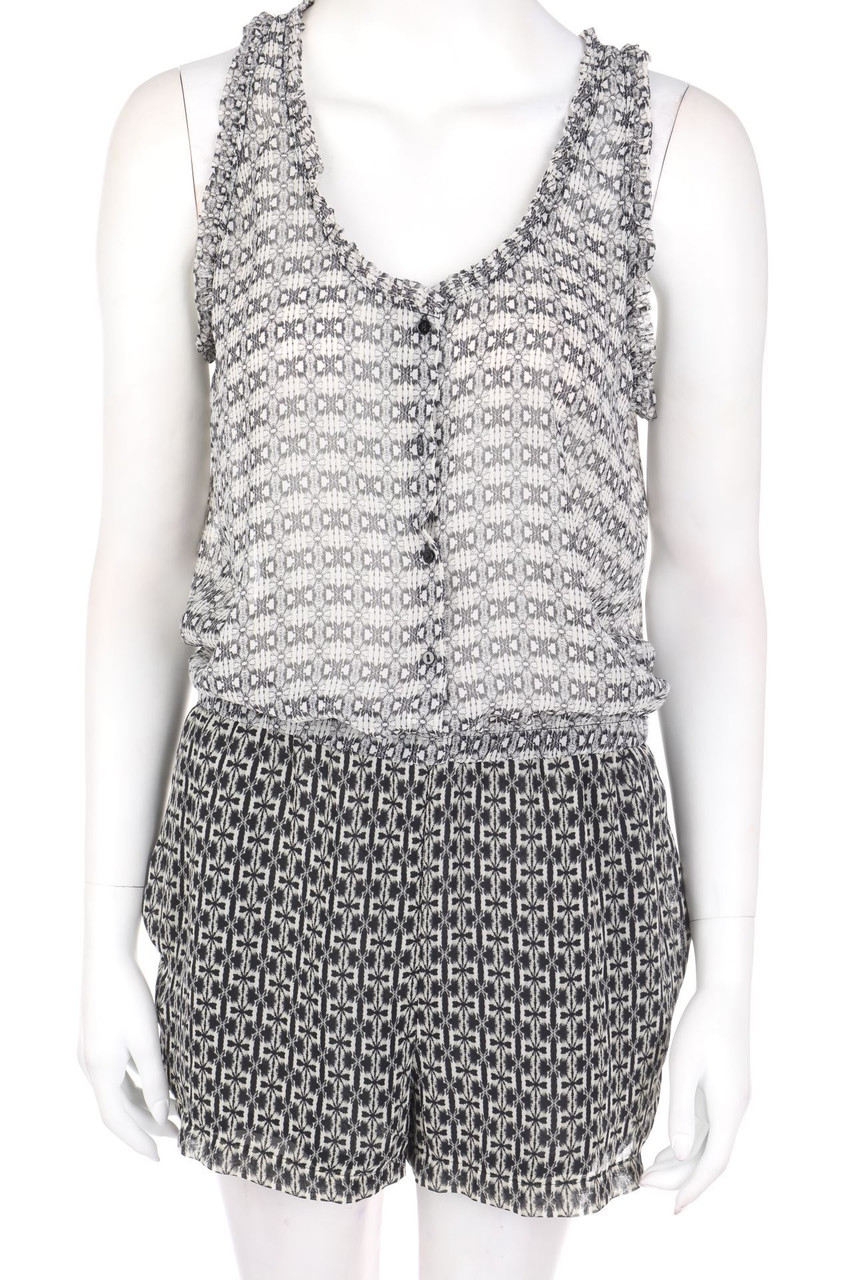 ZARA - Playsuit mit Print - M