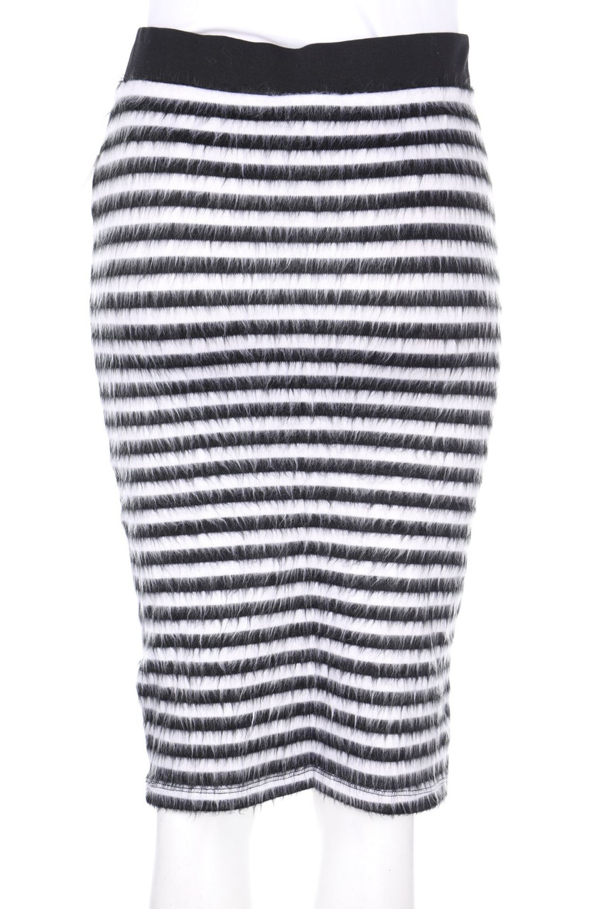 VILA - Strickrock mit Streifen - M