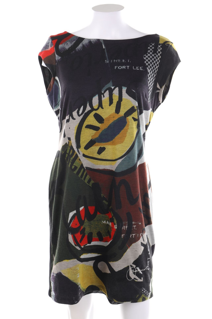 Desigual - Kleid mit Logo-Stickerei - L