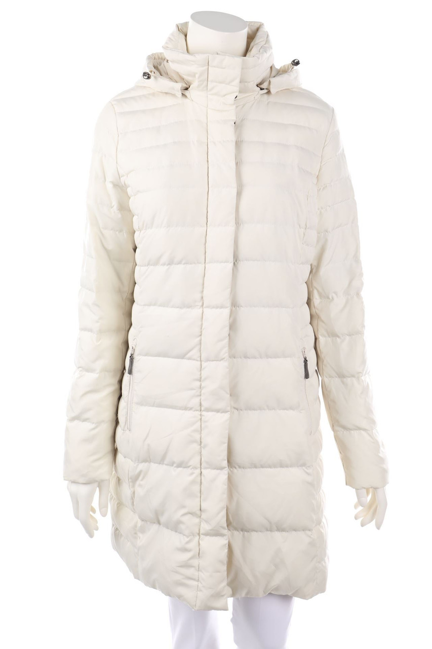 FUCHS SCHMITT Daunen-Mantel mit Logo-Stickerei D 38