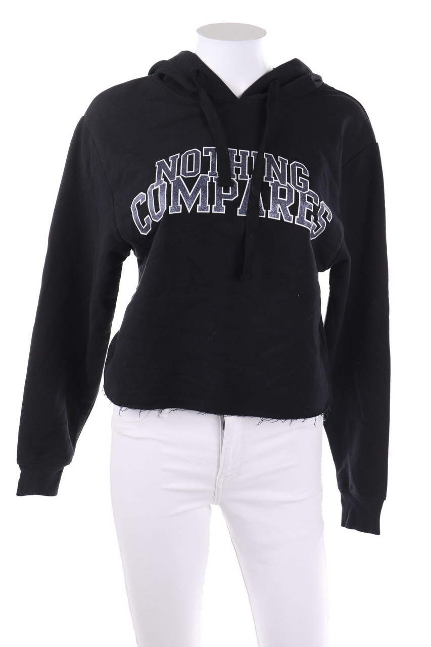 TALLY WEiJL - Kapuzen-Pullover mit Statement-Print - XS