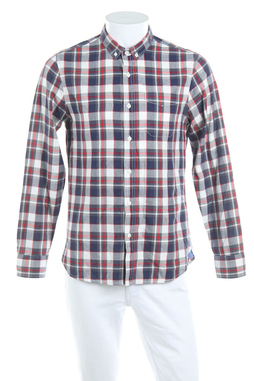 lft - Button-down-Hemd mit Karo-Muster - M