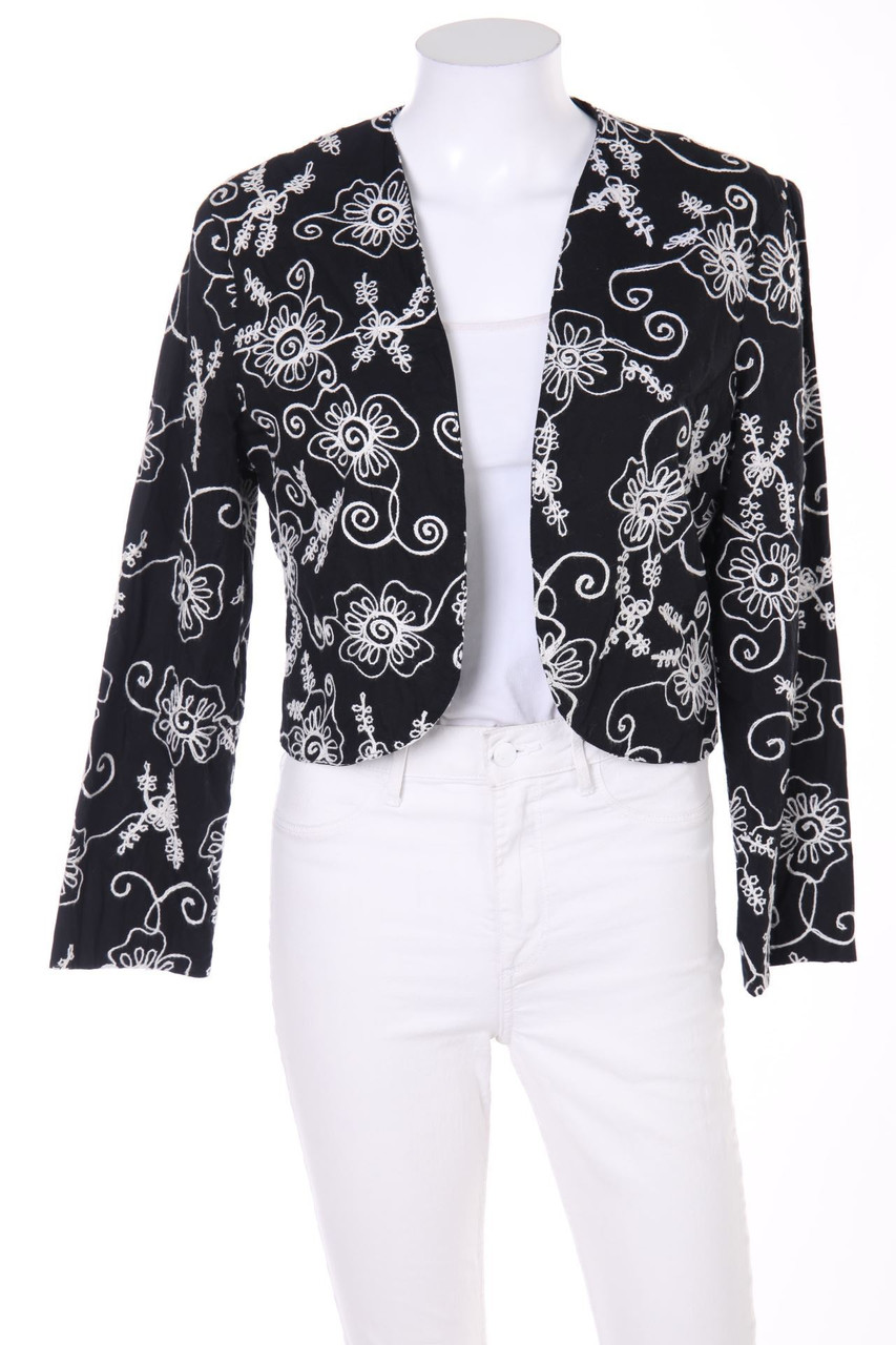 OPINION SCHILD - Cropped-Blazer mit floralem Muster - D 40