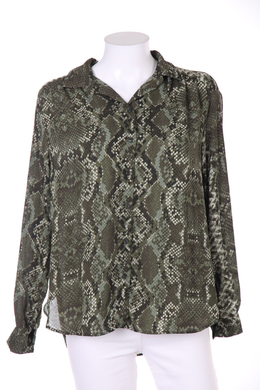 H&M - Bluse mit Animal-Print - D 36