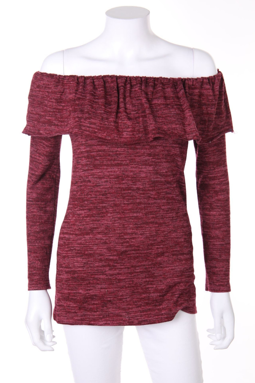 COLLOSEUM - Longsleeve-Shirt mit Volants - S