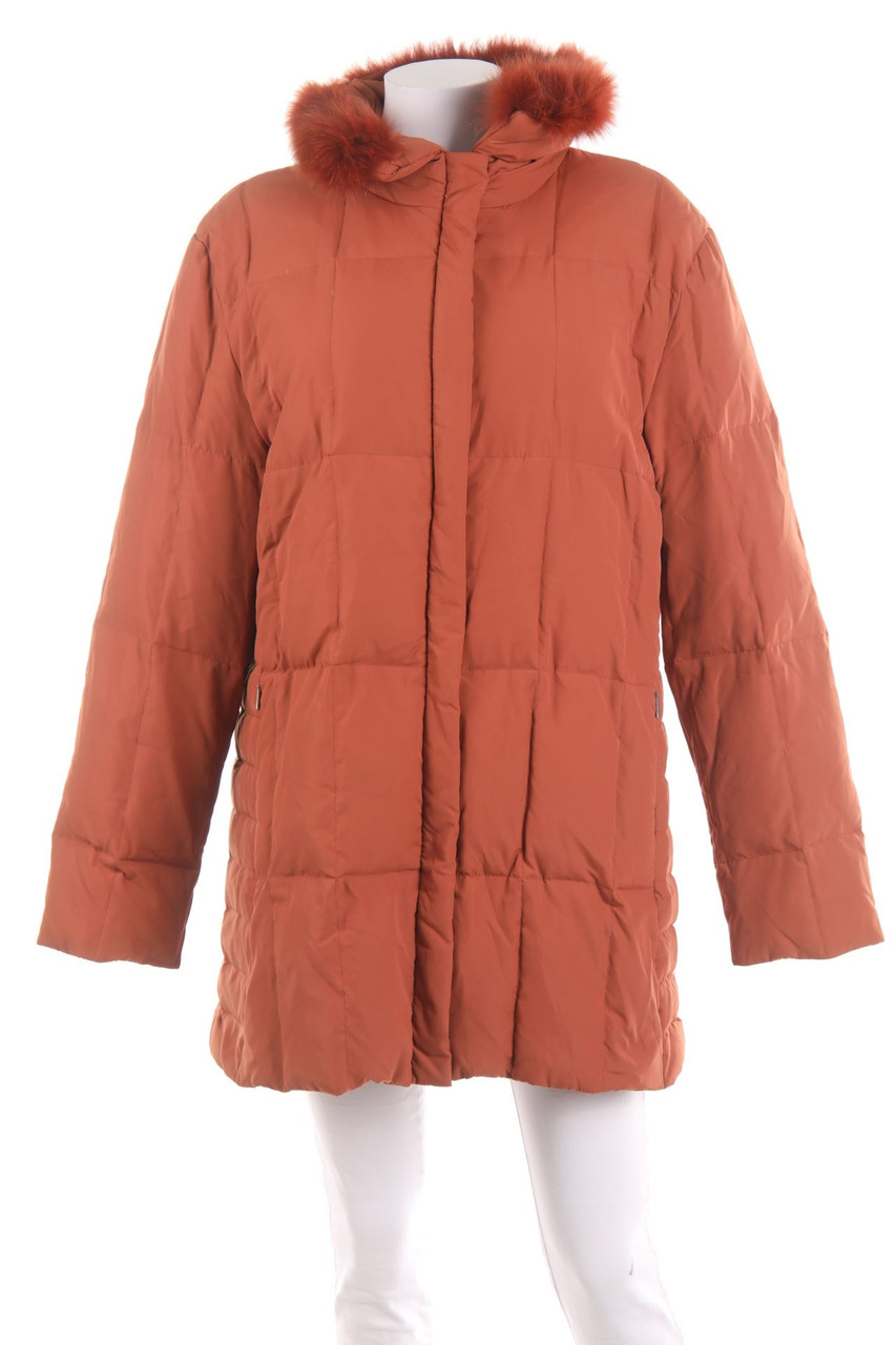 avitano - Daunen-Jacke mit Echt-Pelz-Besatz - D 44