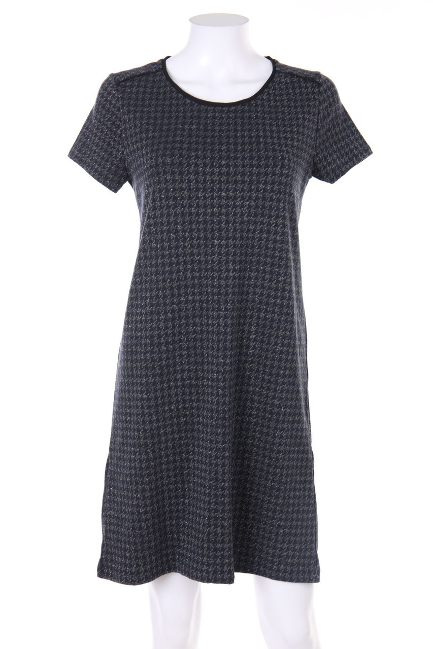 promod - Shift-Kleid mit Hahnentritt-Muster - M