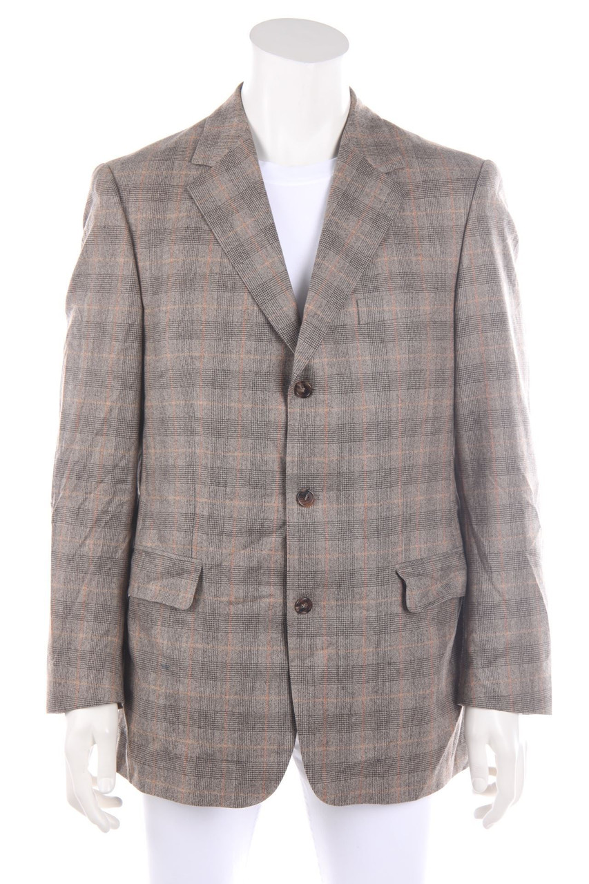 EDUARD DRESSLER - Karo-Schurwoll-Sakko - 50