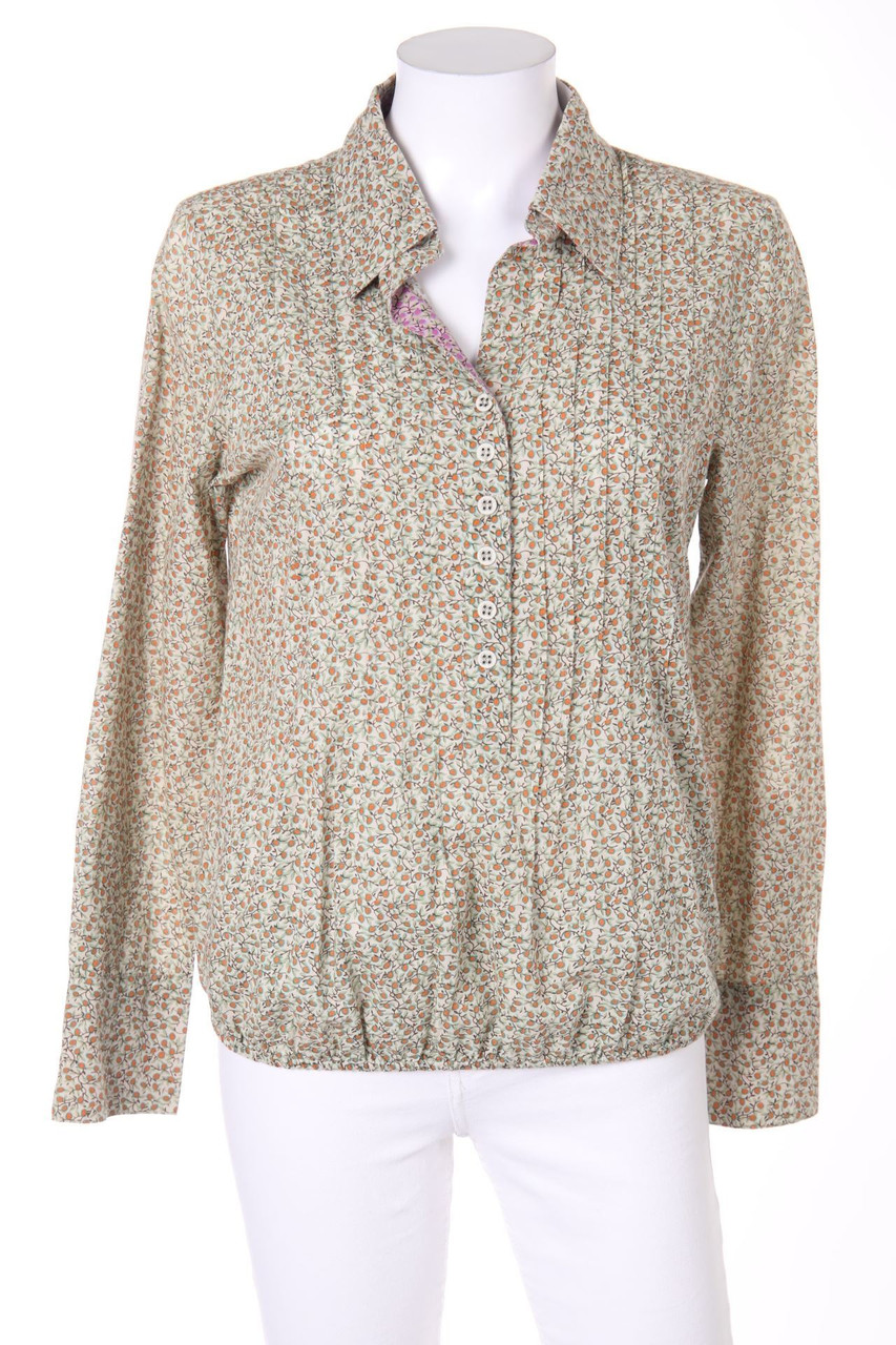 NILE - Tunika-Bluse mit floralem Muster - S