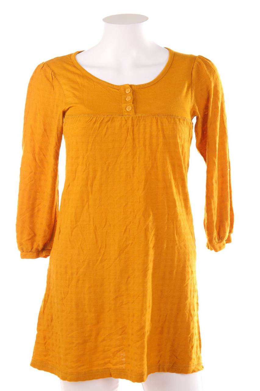 H&M - Bluse mit 3/4-Ärmel mit Raffungen - XS