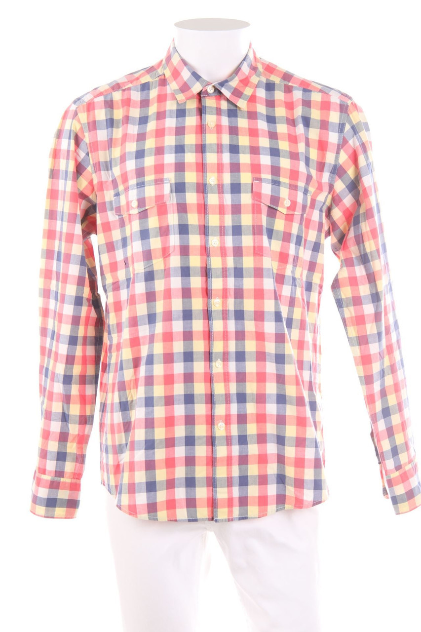 H&M LOGG - kariertes Hemd aus Baumwolle - L