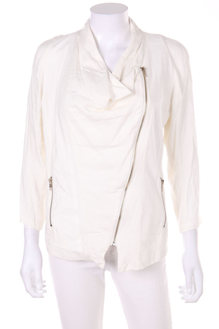 zebra - Jacke mit Wasserfall-Ausschnitt - L