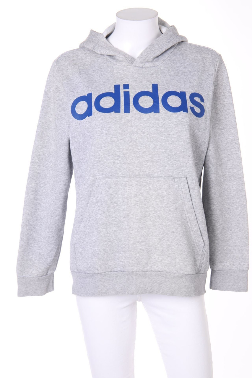 adidas - Kapuzen-Pullover mit Logo-Print - XL