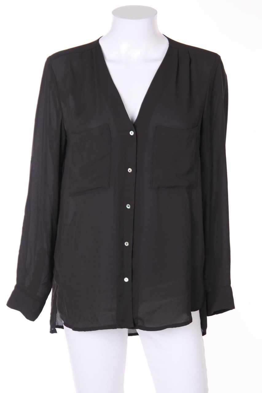 H&M - Bluse mit Roll-up-Manschette - D 36