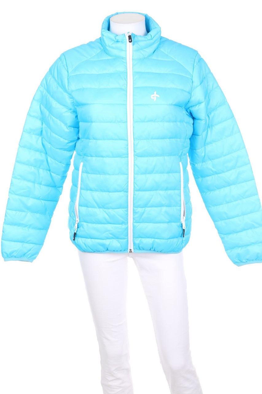 cross sportswear - wattierte Jacke mit Logo-Print - M