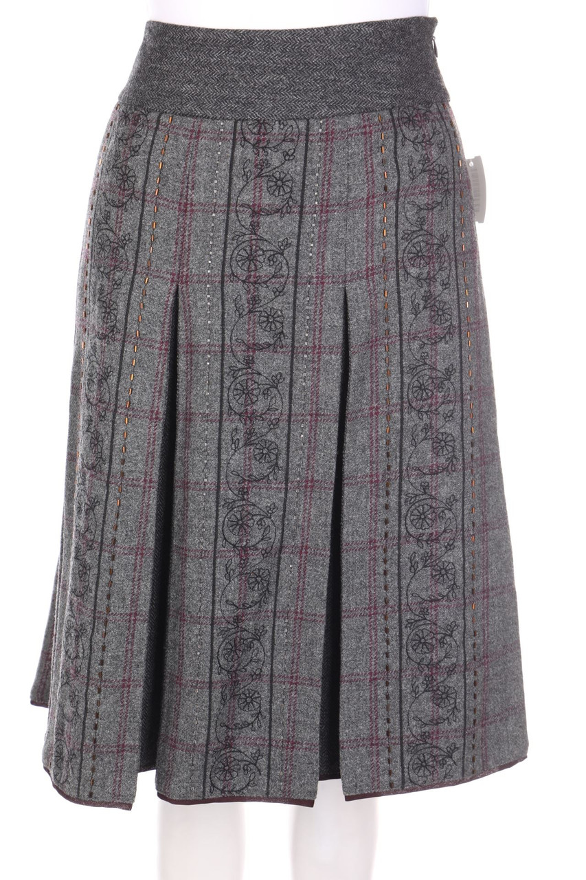 Ann Taylor LOFT - Rock aus Woll-Mix mit Perlen - D 42