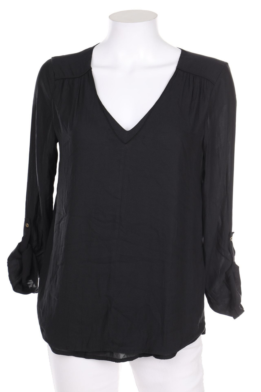 ESPRIT de corp - Bluse mit Krempel-Ärmeln - S